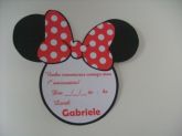 Convite Rostinho Minnie